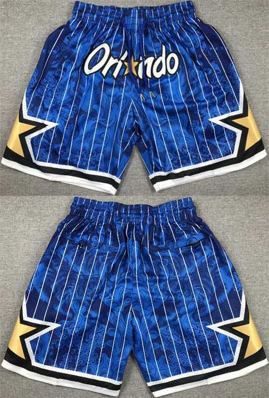 Mens Orlando Magic Blue Shorts(Run Small)